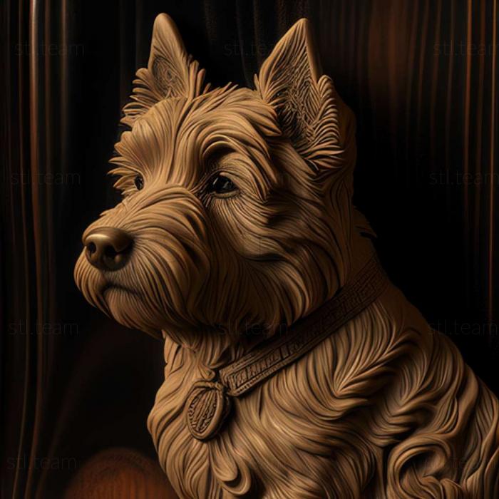 3D model Silichem Terrier dog (STL)